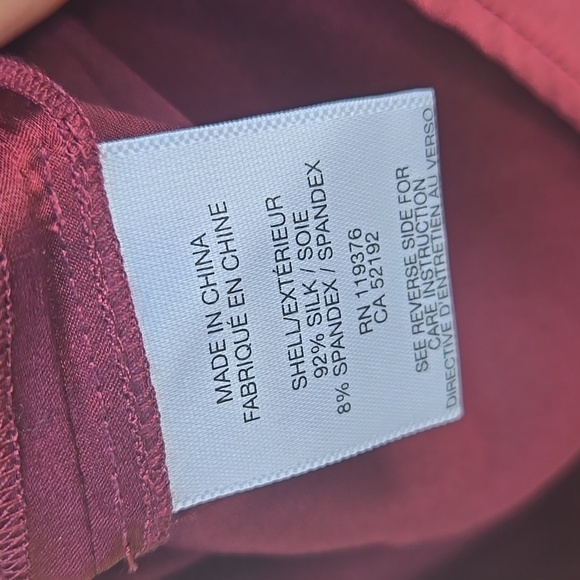 Helmut Lang For Intermix Burgundy Sleeveless Dress Size 2 - Picture 5 of 5